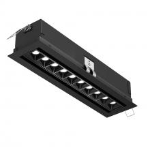 Dals MSL10G-CC-BK - Recessed 5CCT linear with 10 mini swivel spot lights