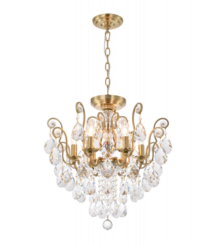 Iron & Crystal Chandelier