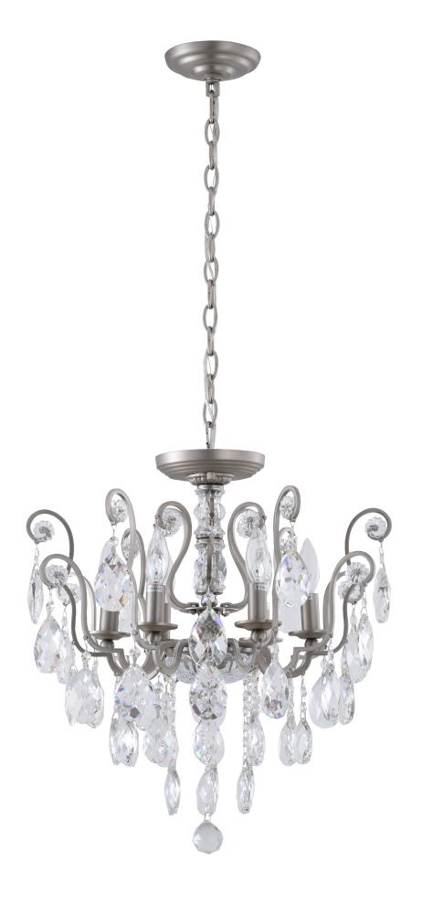 Iron & Crystal Chandelier