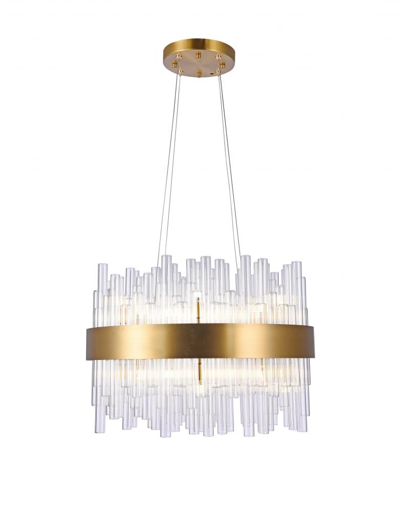 Matte Brass Chandelier