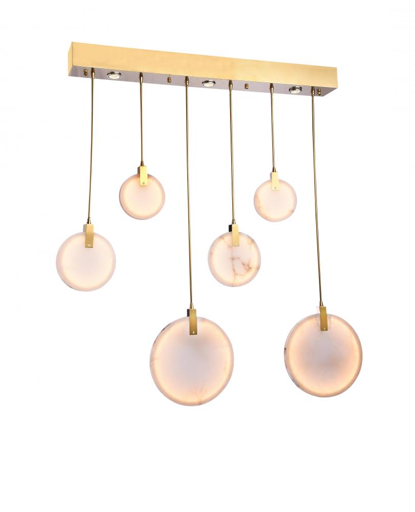 Gold LED Chandelier