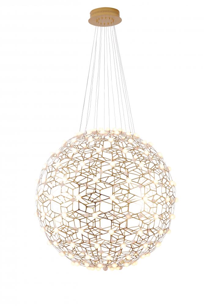 Gold LED Chandelier