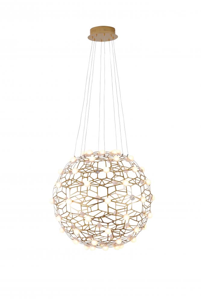 Gold LED Chandelier