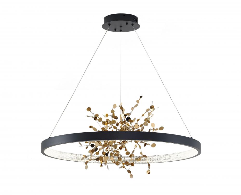 Sand Black LED Chandelier