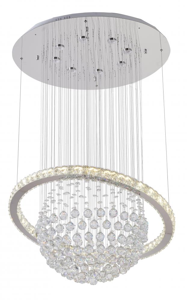 Chrome LED Chandelier