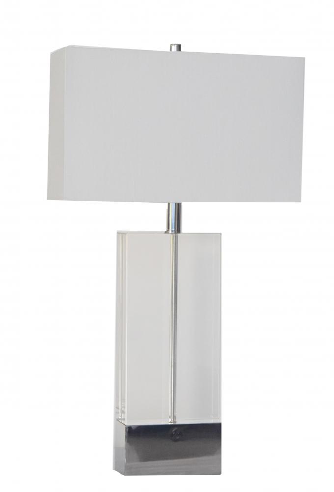 Polished Nickel Table Lamp