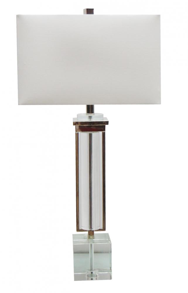 Polished Nickel Table Lamp