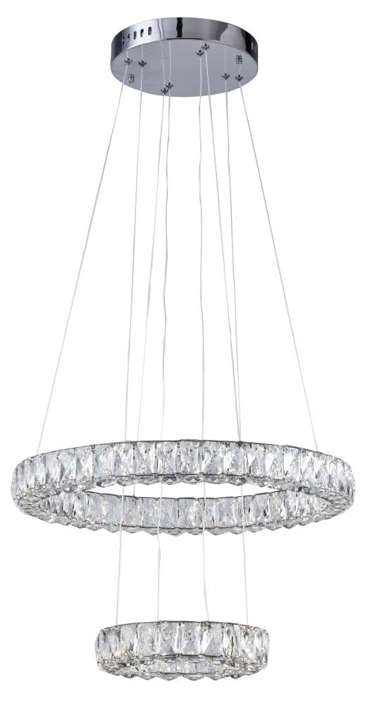 Chrome LED Single Pendant Lighting