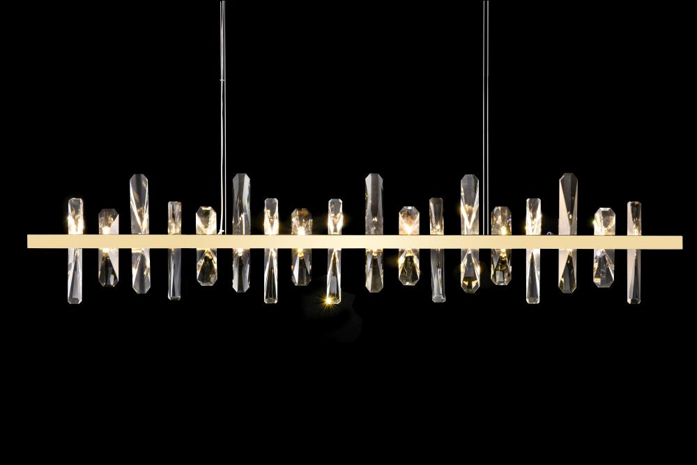 Gold LED Chandelier