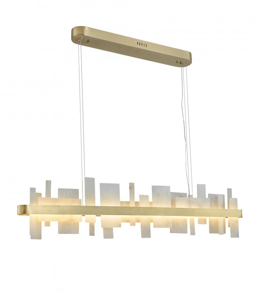 Brushed Gold LED Chandelier