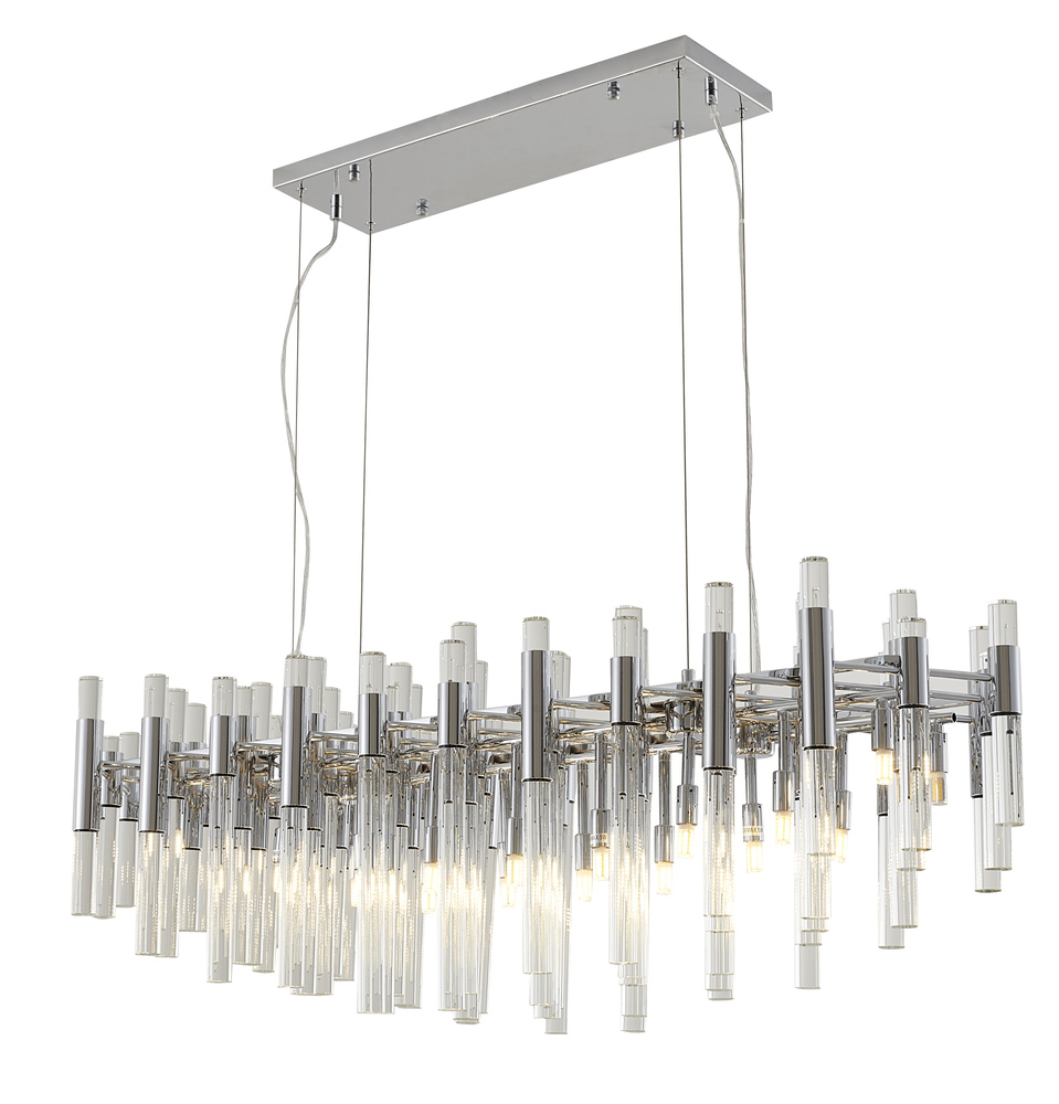 Polished Chrome Chandelier