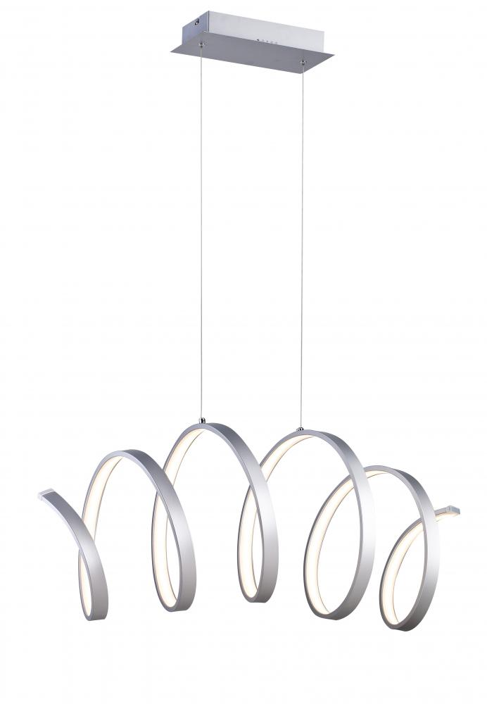 Grey LED Chandelier