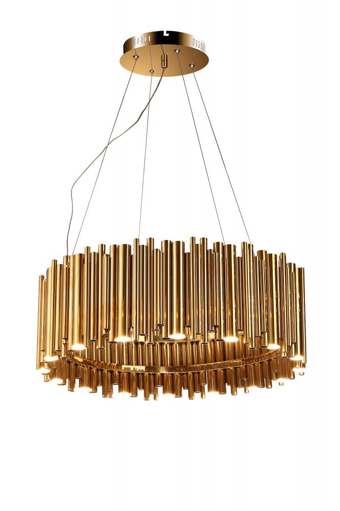 Gold LED Chandelier