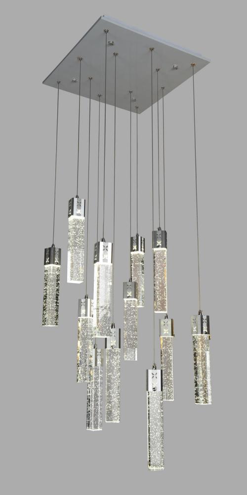 Chrome LED Chandelier