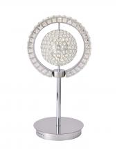 Bethel International Canada 6430T - Metal & Crystal LED Table Lamp