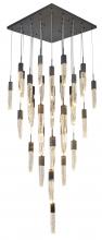 Bethel International Canada ADS17C41B - Matte Black Chandelier