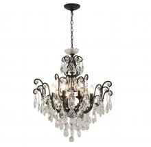 Bethel International Canada BET63SBLK - Matte Black Chandelier