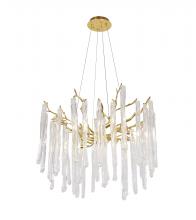 Bethel International Canada CN08C23G - Aluminum & Glass Chandelier