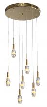 Bethel International Canada FT86C18A - Aluminum & Glass LED Chandelier