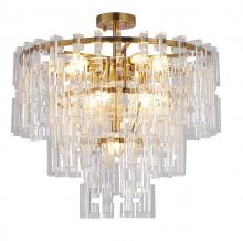 Bethel International Canada LX54 - Metal & Acrylic Chandelier