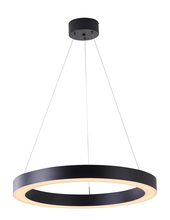 Bethel International Canada MU30BC25B - Matte Black LED Chandelier