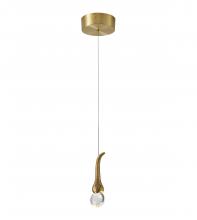 Bethel International Canada OCH05P5G - Antique Gold LED Pendant