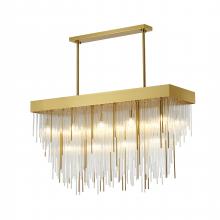 Bethel International Canada LA57C48BR - Satin Brass Chandelier