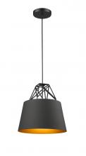 Bethel International Canada YS7703-1PS-BK - Black Single Pendant Lighting