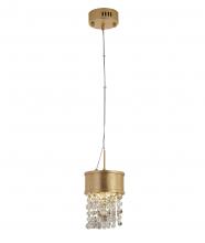 Bethel International Canada ZL13S - Metal & Crystal LED Pendant