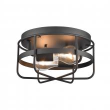 ELK Home EC89674/2 - Gael 10'' Wide 2-Light Flush Mount - Matte Black